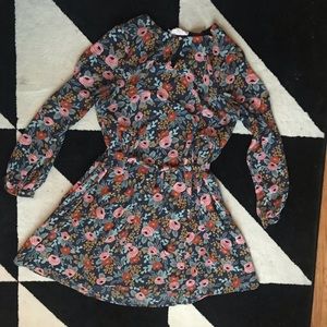 Rifle Paper Co floral dress from Anthropologie